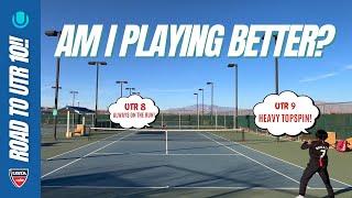 Can I Get to UTR 10?? (UTR 8 vs UTR 9 Tennis Match)