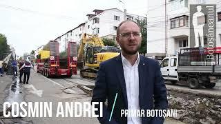 A început scoaterea dalelor de pe strada Primăverii