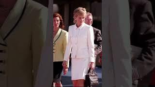 Lady Diana, Princess Of Wales In white Outfit| British Royal Princess