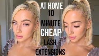 HOW I DO MY ‘EYELASH EXTENSIONS’ AT HOME