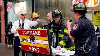 FDNY Manhattan 2nd Alarm Box 1530 Fire in the Dumbwaiter Shaft Extending to Multiple Floors