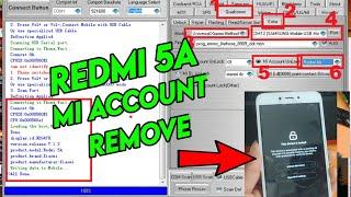 Redmi 5A Mi Account Remove | Miracle Cr@ck 2.82 One Click Remove | Redmi 5A Mi Account Bypass