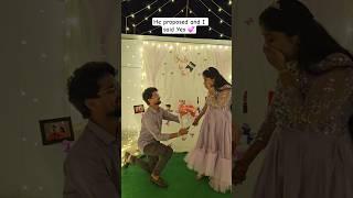 I said Yes  #shorts #ytshorts #proposal #willyoumarryme #love #loveproposal #vlog #shesaidyes