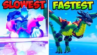 Slowest To Fastest Fruits in Blox Fruits Dragon Rework Update