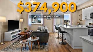 Tour this $374,900 CONTEMPORARY TOWNHOUSE in Calgary's Redstone | Real Estate 2023