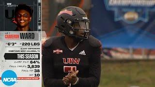 Cam Ward UIW highlights: TEN TDs in just two FCS playoff games