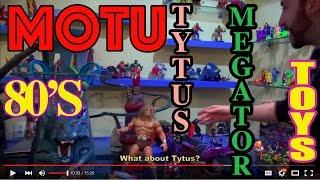 VINTAGE TOYS TYTUS MEGATOR ETERNIA MOTU TOY MAD HUNTER JUGUETES ANTIGUOS STINGER DRILLER