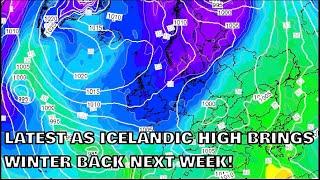 Latest as Icelandic High Brings Winter Back Next Week! 8th March 2025