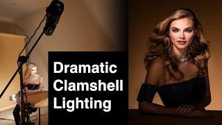 Putting a dramatic twist on Clamshell Lighting