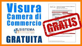 VISURA CAMERALE GRATIS? Eccome come ottenerla!