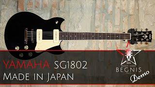 DEMO - YAMAHA SG1802 P90 Made in Japan in Suhr Hombre "BrownFace" Head