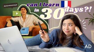 I tried THIS YouTuber's French course!  || Can I learn French in 30 days? part 2