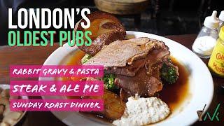 Visiting 3 of London's Oldest Pubs to Find Best Traditional British Food!