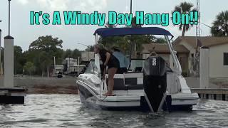 The Wind Gives Boaters A Hard Time!! | Miami Boat Ramps | Broncos Guru | Wavy Boats