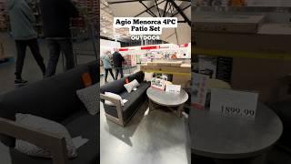 Transform your patio into a cozy retreat with the Agio Menorca 4-Piece Deep Seating Set! 