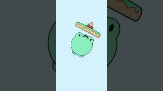 You’ve heard of Mexican Cat but what about Mexican Phrog!!!! #cuteartstyle #frog #phrog  #animation