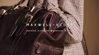 Maxwell-Scott | The Gassano Large Gladstone Luggage Bag