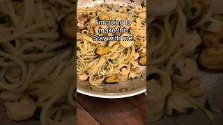  Seafood Oil Pasta - Spaghetti Aglio e Olio #Italian #Pasta #Seafood