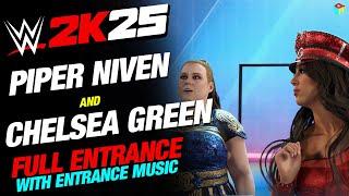 PIPER NIVEN AND CHELSEA GREEN WWE 2K25 ENTRANCE - #WWE2K25 PIPER NIVEN CHELSEA GREEN ENTRANCE