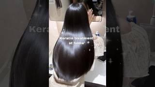 Keratin Treatment At Home For Smooth And Shiny Hair#shorts #youtubeshorts #keratin #haircare #fypシ