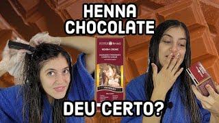 PINTEI MEU CABELO com HENNA SURYA Brasil Chocolate, Deu certo?