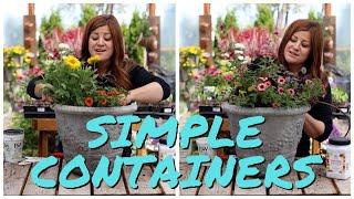 Flower Alley Experiment: Simple Container Ideas for Full Sun! ️// Garden Answer