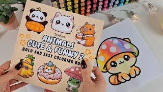 ASMR Coloring My Own Coloring Books | Cute Animals