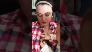 Claire saying the cats names on my necklace