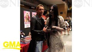 Actor Jamie Campbell Bower gets starstruck meeting a cosplayer