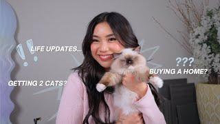 WHERE I’VE BEEN?!? (buying a home, getting 2 cats, relationship updates)