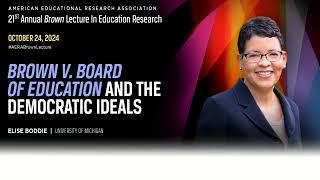 2024 AERA Brown Lecture in Education Research (Postproduction)