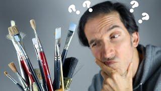 Painting for beginners - paint brushes explained