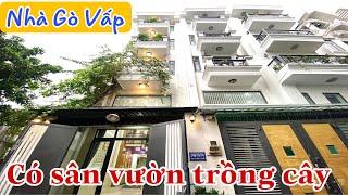 Nhà Quận Gò Vấp có cả sân vườn trồng cây , nuôi gà cực đã , khó tìm căn thứ 2 như vậy .