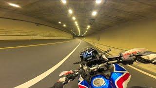 AFRICA TWIN 1100 TOP SPEED ADRENALINE FAST RIDE CIRCUT WHEELIE POV PURE SOUND 4K