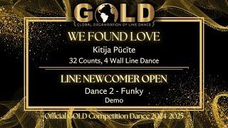 GOLD 2024 Line Newcomer Open - Dance 2: Funky "We Found Love" - Demo with music