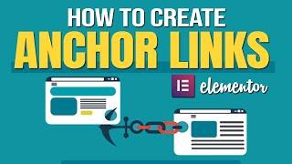 How to Create Anchor Links on Elementor (2024) Step By Step Tutorial