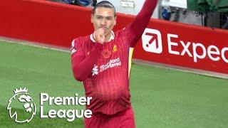 Darwin Nunez's brilliant finish puts Liverpool up 1-0 over Aston Villa | Premier League | NBC Sports