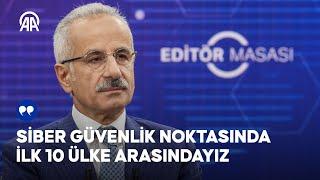 Ulaştırma ve Altyapı Bakanı Uraloğlu, AA Editör Masası'nda soruları yanıtladı