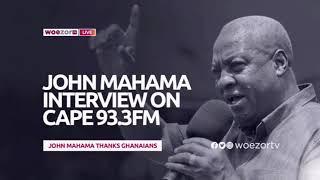 #ThankGhana | John Mahama Speaks | Social Justice, A sustainable Economy | WoezorTV Live