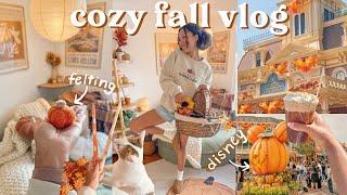 Cozy Fall Vlog- fall crafts & hobbies, disney trip & more!