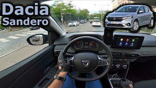 2021 Dacia Sandero TCe 100 LPG | POV test drive in city | #DrivingCars