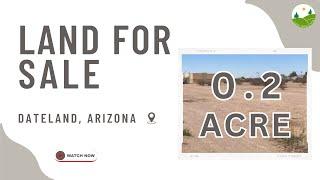 0.2  acre land for sale in Dateland, Arizona [539-58-546]