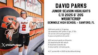 David Parks Junior Season Highlights