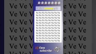 Find eV where? | Brain Teaser IQ Test #shorts #different #puzzles #opticalillusion #quiz