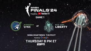 LIVE FINALS 2024 GAME 1 | MINNESOTA LYNX VS  NEW YORK LIBERTY - OCT 10