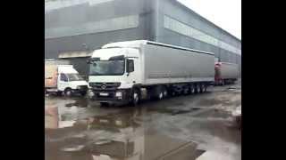 Mersedes benz Actros 1841 LS + Schmitz SCS 24. Part - 2.