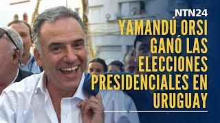 La izquierda regresa al poder: Yamandú Orsi ganó las elecciones presidenciales en Uruguay