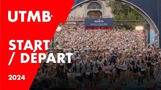 🟥 UTMB - START / DÉPART - Chamonix| HOKA UTMB Mont-Blanc 2024