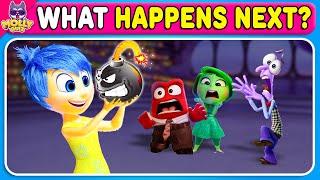 Guess What Happens Next in the Movie INSIDE OUT 2 & TANGLED | Joy, Anxiety, Rapunzel | Molly Quiz