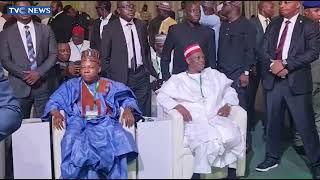 (SEE VIDEO) Moment Dino Melaye Arrives Venue Of  National Peace Accord By Presidential Candidates